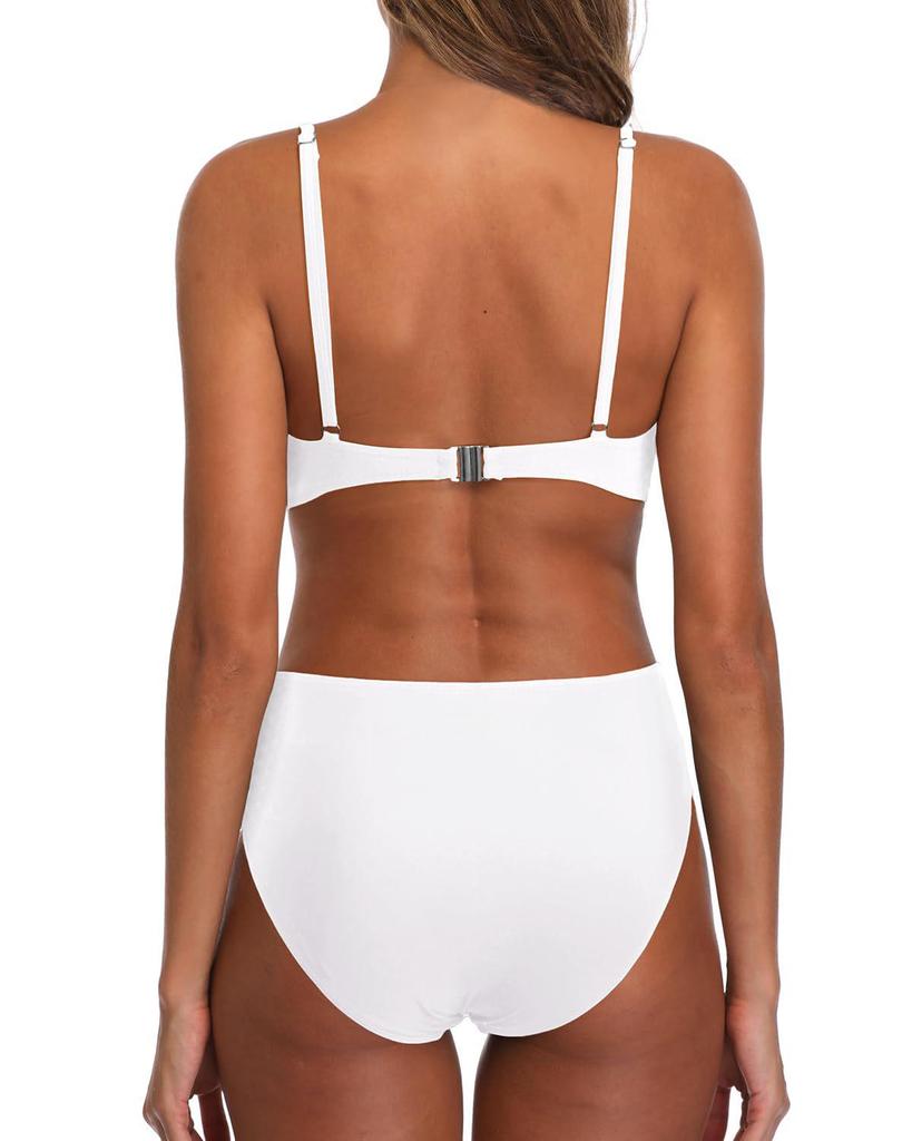 2024 European & American Sexy Hard Cup Underwire Bikini Swimsuit