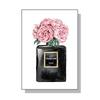Fashionable Luxury Bottle of Coco Perfume, Canvas, Painting, Scandinavian Flower, Print Poster, Wall Painting, Modern Decoration of the Room