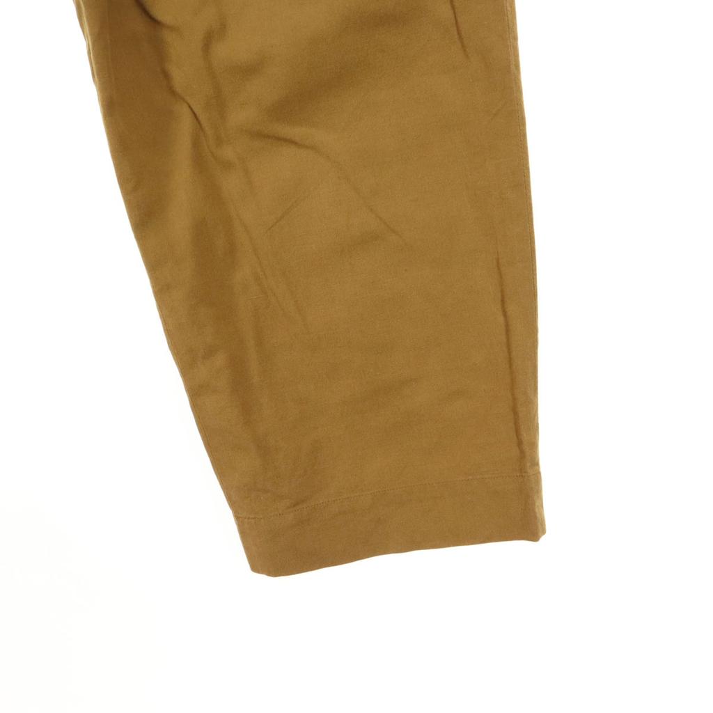 MARGARET HOWELL Made In Japan Linen Mixed Cotton Pants Brown Women Used