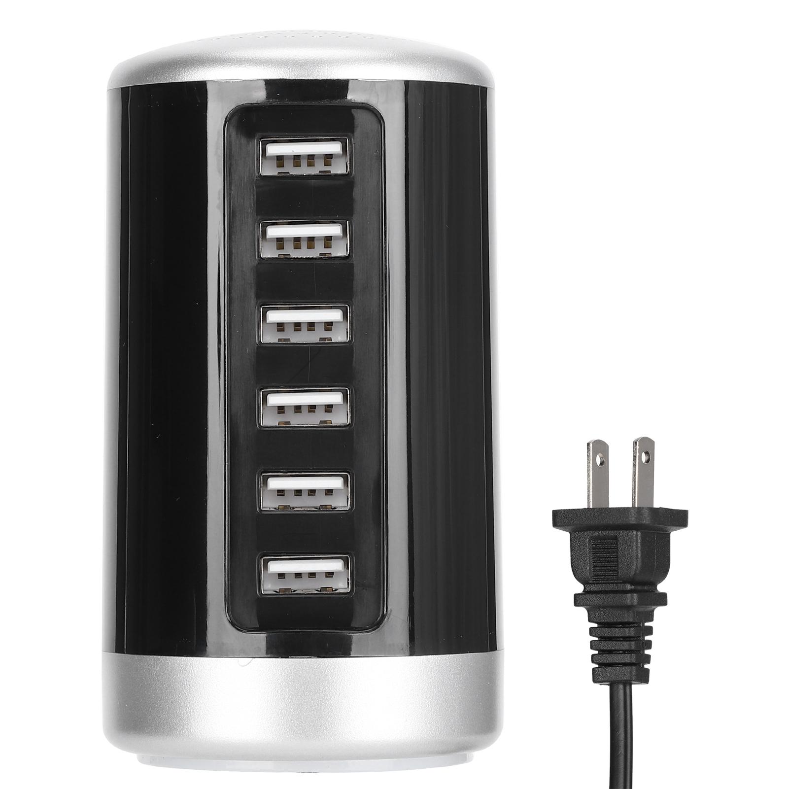 

6 Ports USB Tower Charging Station 30W Rapid Charger Power Adapter US Plug