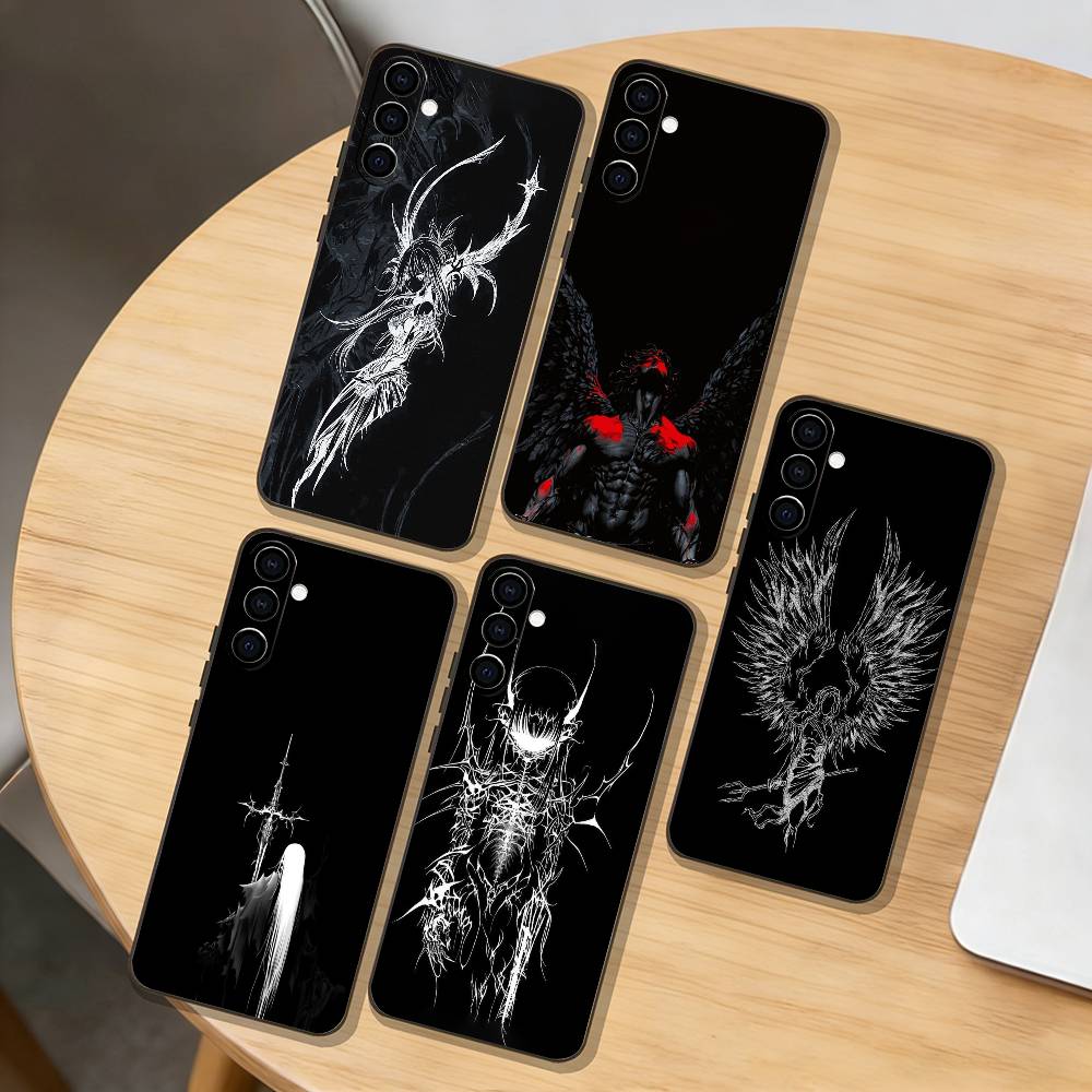 C-Gothic C-Cyber Sigil Phone Case For Samsung Galaxy A73,A72,A71,A70,A53,A52,A51,Others Soft Black Cover