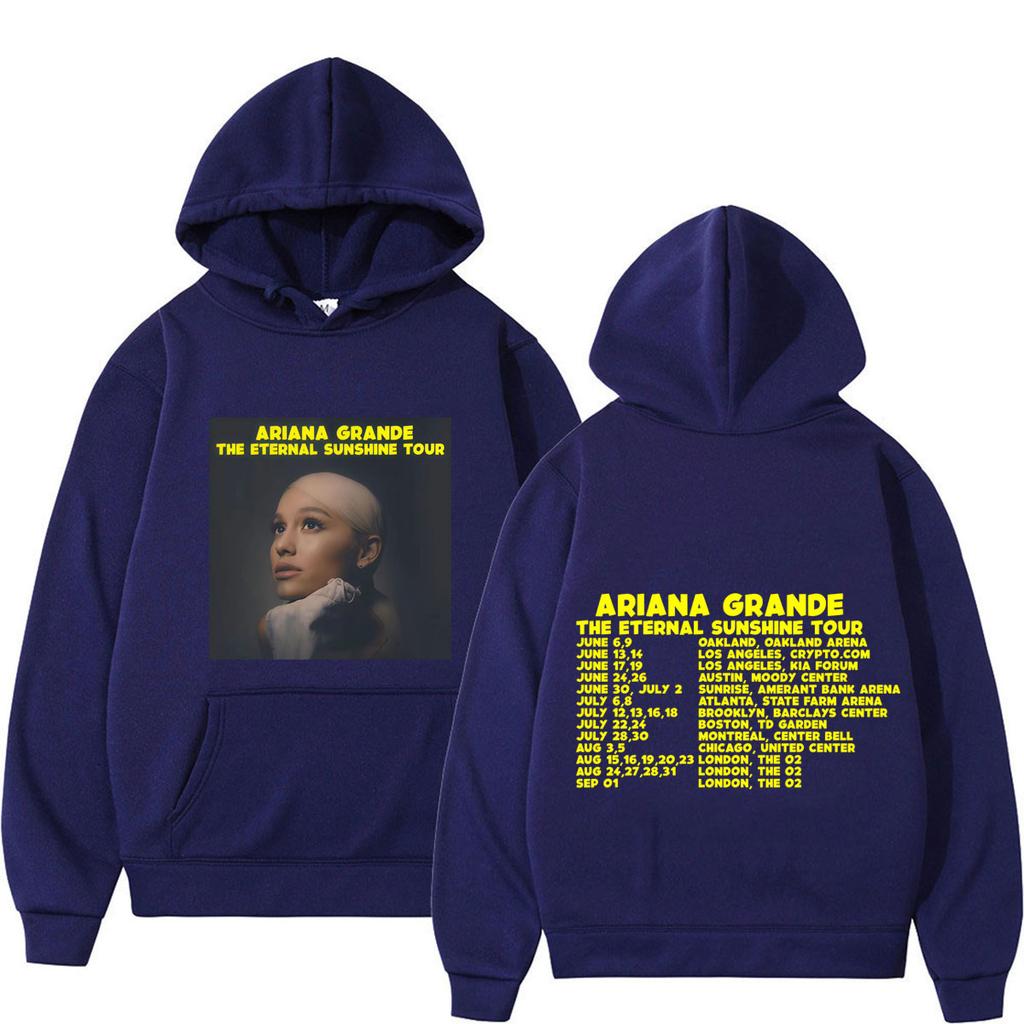 Ariana Grande The Eternal Sunshine Tour 2026 Print Hoodie Unisex Fashion Pullover Winter Loose Casual Oversized Sweatshirt