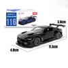 1/42 Mustang GT3 Alloy Muscle Sports Car Model Diecasts Metal Track Racing Vehicles Car Model High Simulation Childrens Toy Gift