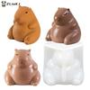 1PCS Cute 3D Capybara Silicone Mold Cartoon Animal Milk Jelly Pudding Silicone Mould Home Kitchen Baking Accessories
