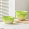 2026 Creative Ceramic Rice and Soup Bowl - Large, Colorful Underglaze with Lace Design