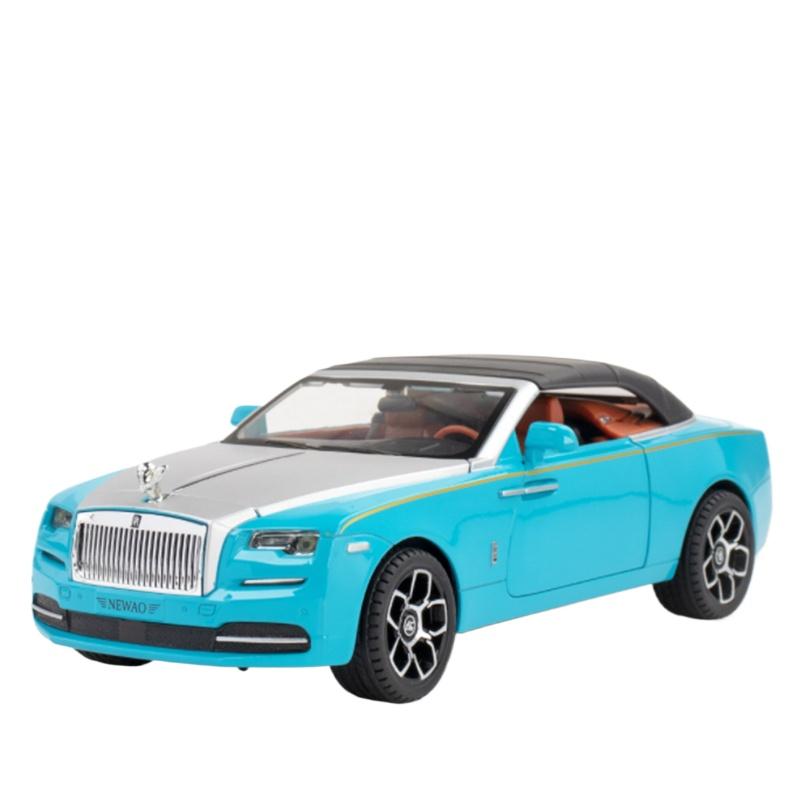 1/24 Rolls Royce Dawn Alloy Luxy Car Model Diecasts Metal Toy Vehicles Car Model Simulation Sound and Light Childrens Toys Gift