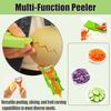 Multifuncional Peeler with Grating Plate Portable Stainless Steel Potato Slicer Fruits Vegetables Chopper for Home Kitchen