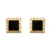 Mini square earrings
