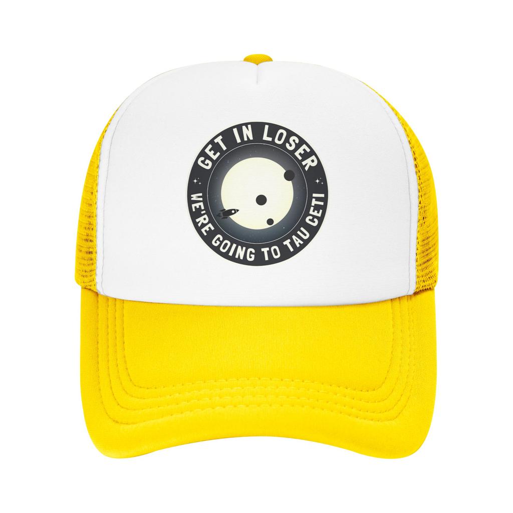 Project Hail Mary Going To Tau Ceti Trucker Cap Fitted Mesh Baseball Cap Hat Trucker Worker Cap Adjustable Sun Hats Summer
