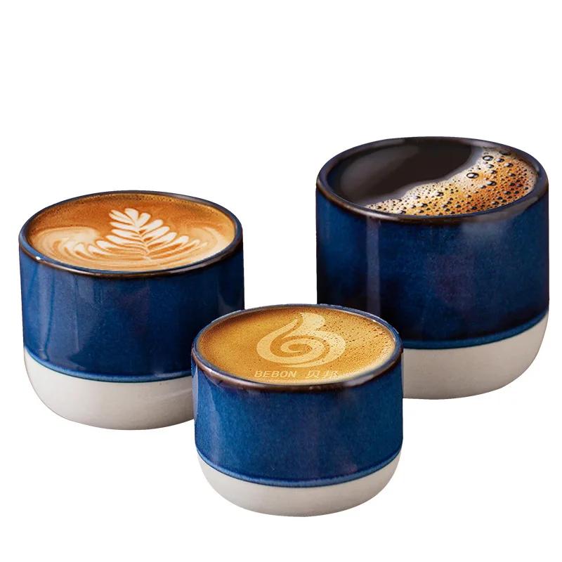 Vintage Coffee Mug 100ml 170ml 200ml Ceramics Tea Cup Japanese-style Cafes Drinkware Stoneware Espresso for Restaurants Hotels