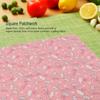 7 Stück Patchwork-Stoff 50*50CM Rosa Baumwollstoff Blumenmuster Weicher Blumenstoff Leinwandbindung Patchwork-Stoff Handgemachte Bastelarbeiten