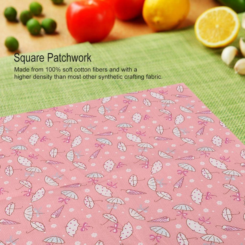 7 Stück Patchwork-Stoff 50*50CM Rosa Baumwollstoff Blumenmuster Weicher Blumenstoff Leinwandbindung Patchwork-Stoff Handgemachte Bastelarbeiten