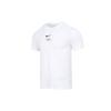 Nike Stor Swoosh Retro Bogstavlogo Print Sport Afslappet Rund Hals Kortærmet T-shirt Med Nedsænkede Skuldre Herre Toppe Hvid DZ2882-100