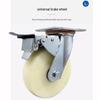 Heavy-Duty Nylon Casters - 4", 5", 6" Swivel, Directional & Brake Trolley Wheels, Wear-Resistant