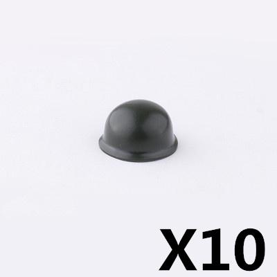 US Soviet British Soldier Figures Helmet M1ssh40 M3 Beret Military Accessories Building Blocks Toys For Children J004