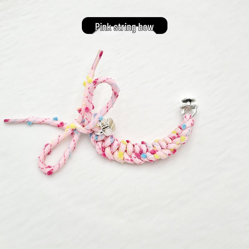 Accessoires Crocs: Boucle de Chaussure en Corde Tissée & Ornements DIY Dessin Animé