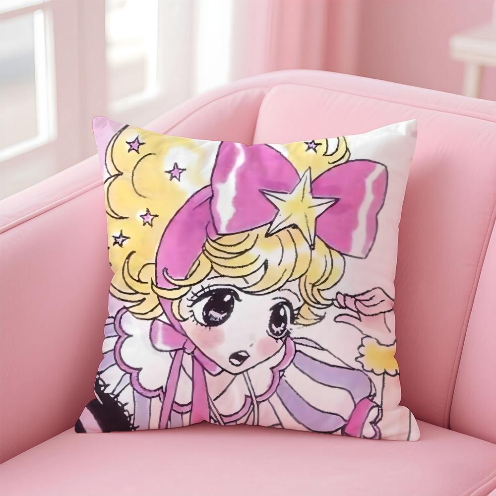 Anime Sugar Sugar Rune Bunter Kissenbezug Bequemer Wendekissenbezug Ideal für Auto Sofa Schlafzimmer & mehr