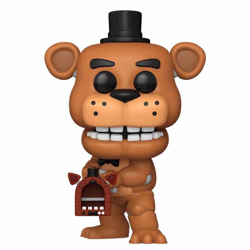 Figura funko pop fusion 1096 freddy fazbear con lanciarazzi pizza
