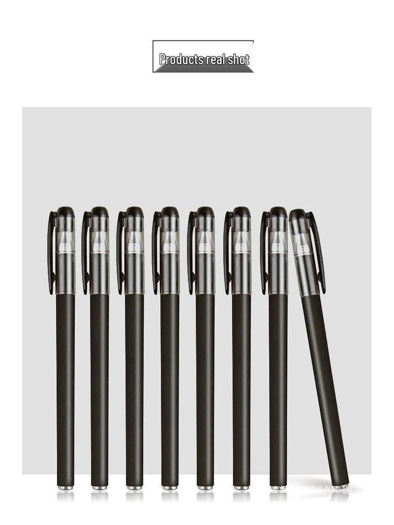Black 0.5mm Quick-Dry Gel Pen for Exams & Signatures