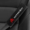 Accessoires d'intérieur de voiture Housse de ceinture de sécurité en suède et duvet Protection épaule et cou pour Citroen C4 C3 C5 C1 C2 Berlingo C-Elysee