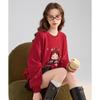 TonLion Women's Cartoon Print Round Neck Sweatshirt