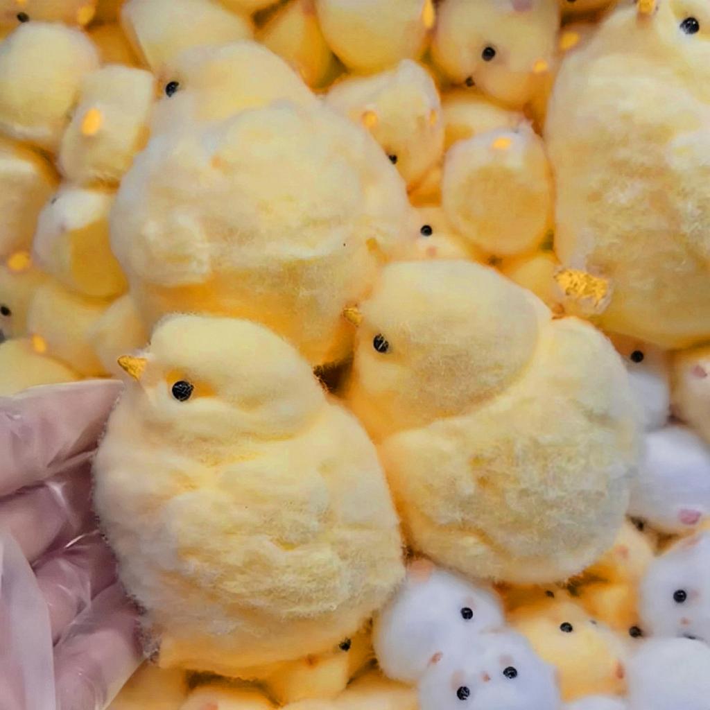 Handgemachtes Chick Taba Toys Ultraweiches Spielzeug zum Stressabbau ( Hähnchen )