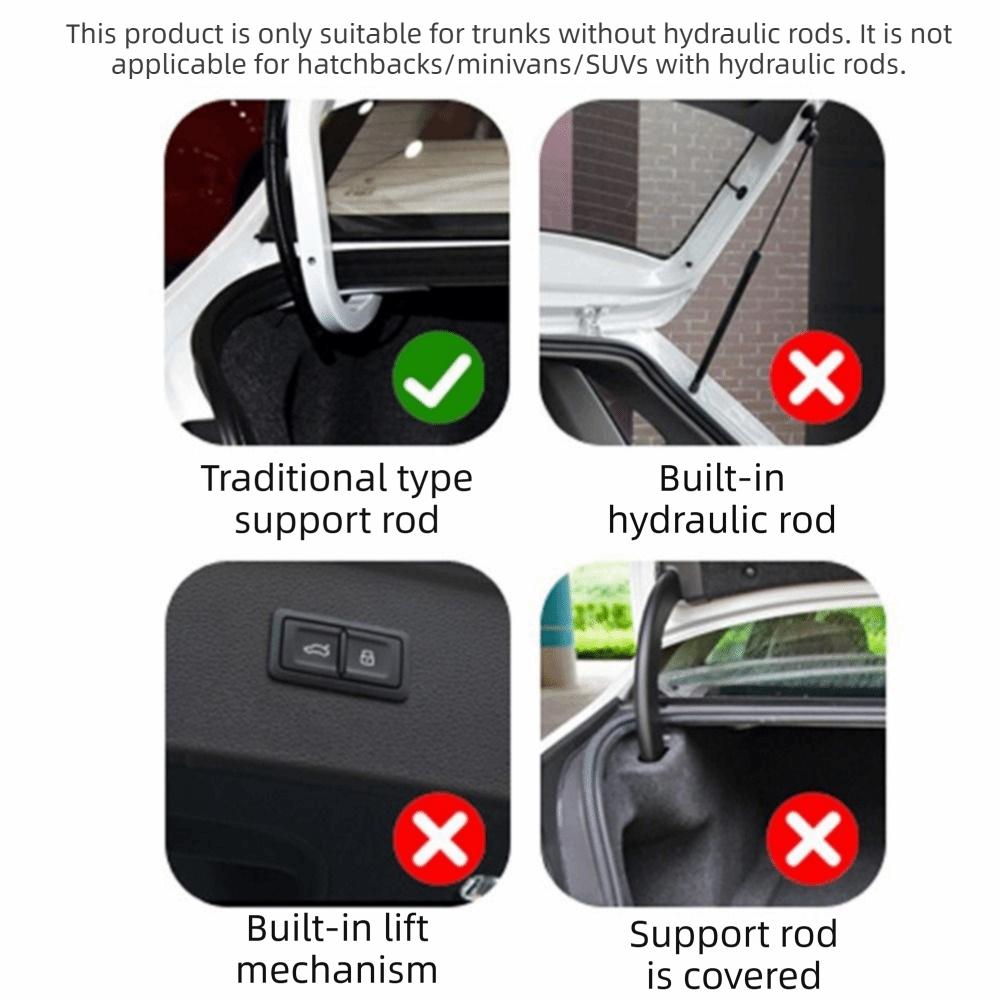 2/4Pcs Clamp Car Boot Lid Lifting Spring Adjustable Trunk Lifter  Trunk Lid Automatically Open