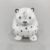 Handmade Solid Wood Carving Ornaments: Lion, Giraffe, Snow Leopard - Desktop Decoration
