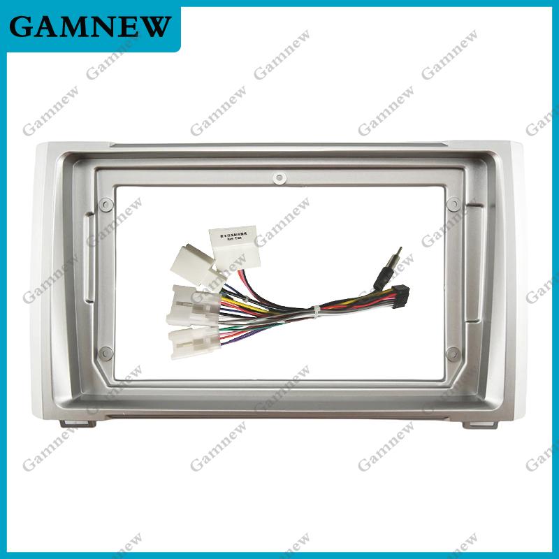 9 Inch Car Fascia Frame Adapter For Android Radio Dash Fitting Panel Kit Toyota Tundra 2014-2021