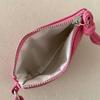 PU Leather Suede Coin Purse Shoulder Bag Hanging Neck Lanyard Wallet Makeup Storage Korean Style Mini Storage Bag Travel