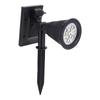 LED Solar Lawn Lights Spotlights with 18pcs Chips for Outdoor Garden Park Yard Spike LampsWhite