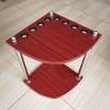 Billiard Pool Cue Rack, Corner Holder, Freestanding Rod Organizer Table Storage Holder