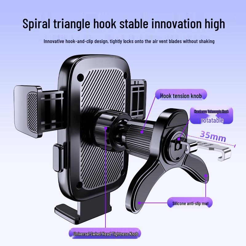 2025 Multifunctional Car Air Vent Phone Holder with Custom Logo