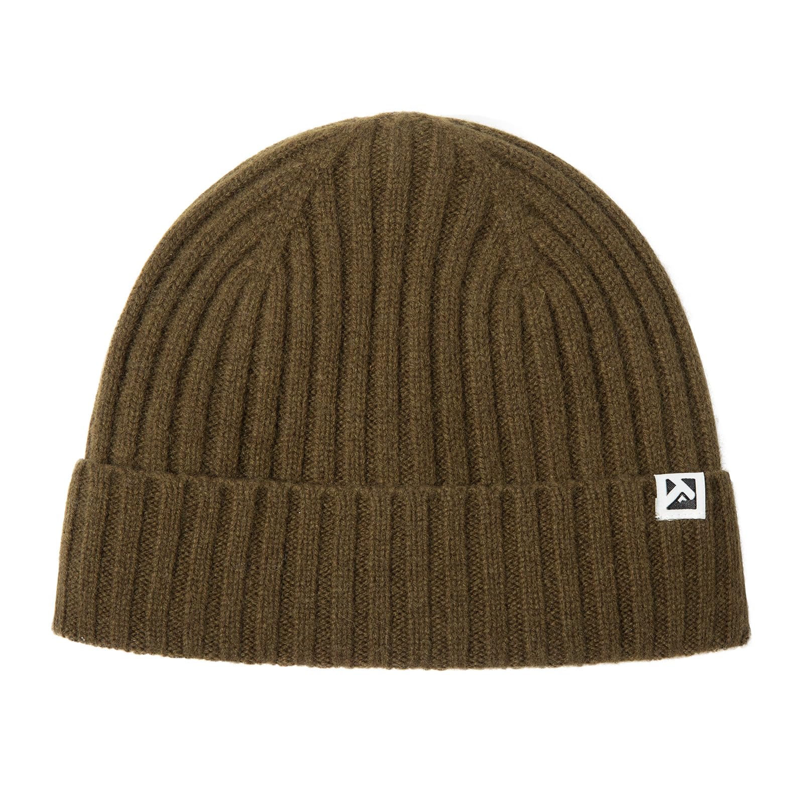 

Зимняя шапка армейского зеленого цвета из мериносовой шерсти с флисовой подкладкой, вязаная шапка для больших голов, теплая шапка для мужчин и женщин для холодной погоды [TOP-EX] XL/XXL 100%