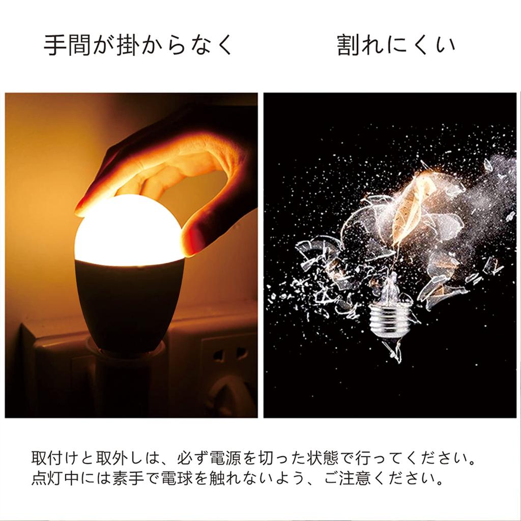 Mini krypton type LED E17 60W type small Slim high wide light distribution insulation material installation compatible with sealed set of 4 bulb,