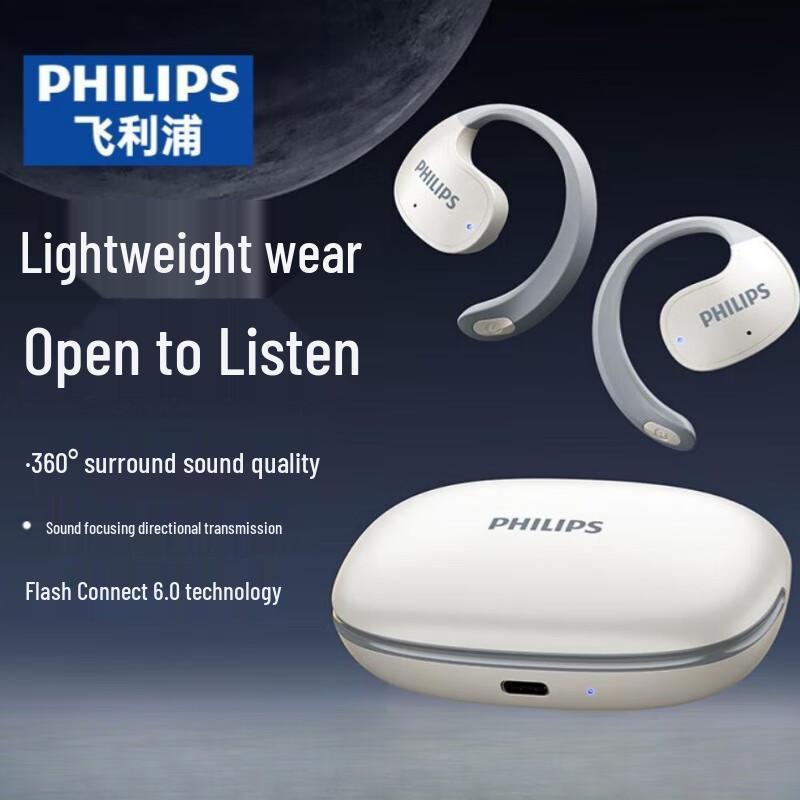 

Philips TAT2708 True Wireless Open-Ear Sports Earbuds