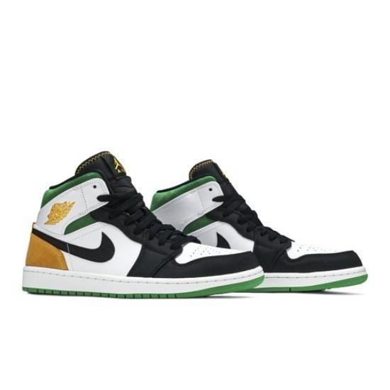 

Air Jordan 1 Mid SE Oakland 852542-101 EU 44.5 помаранчевий/білий