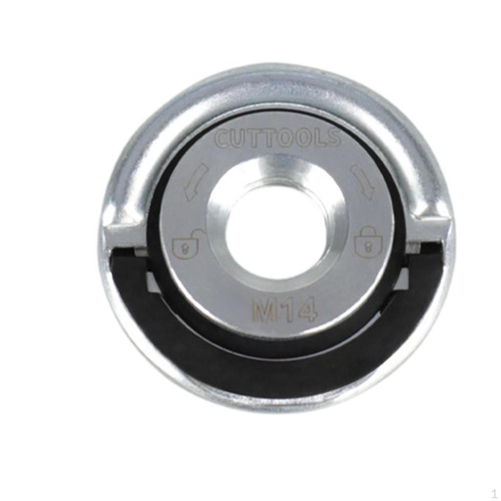 Angle Grinder Flange Nut Locking Accessories Premium High Performance Carbon Steel Self