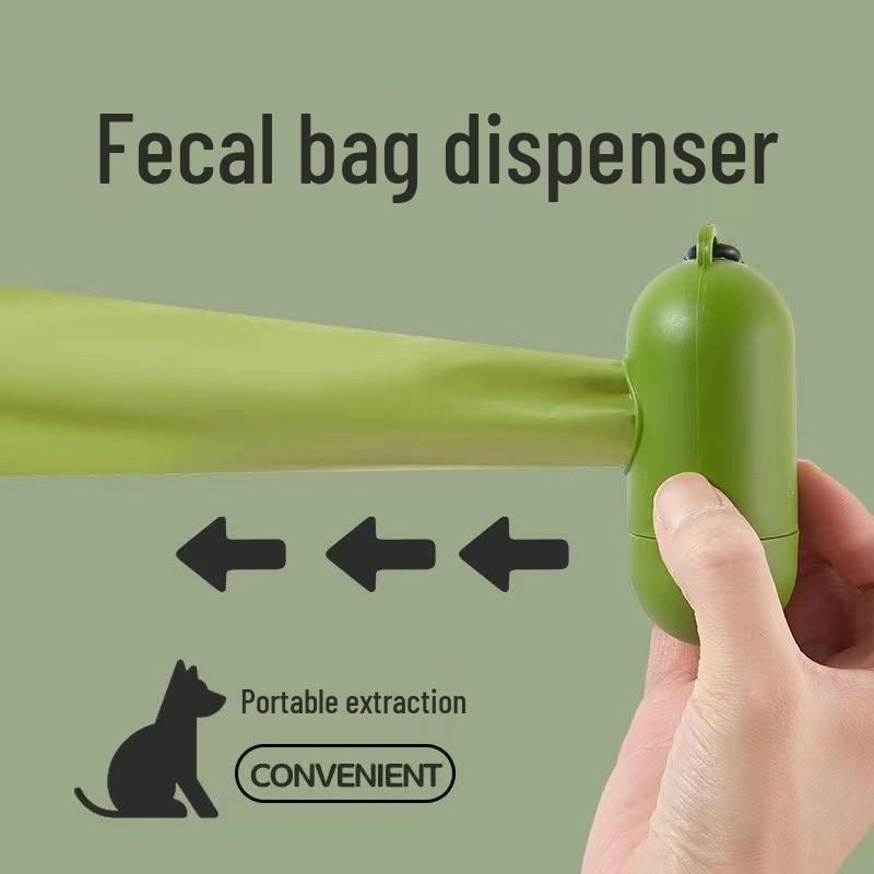 Eco-Friendly Dog Waste Bags with Dispenser - Thick, Biodegradable, Printed Design