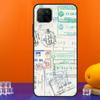 Retro Post Card Passport Stamps For Huawei Nova 12s 12i 11i 5T 9 10 SE Y91 Y90 Y60 Y70 Y72 Y61 P60 Pro P20 P40 P30 Lite Case
