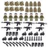 8 Teile/lose Specia Kraft Soldaten SWAT Waffe Bausteine Kit Ziegel Sets Modell Kinder Spielzeug