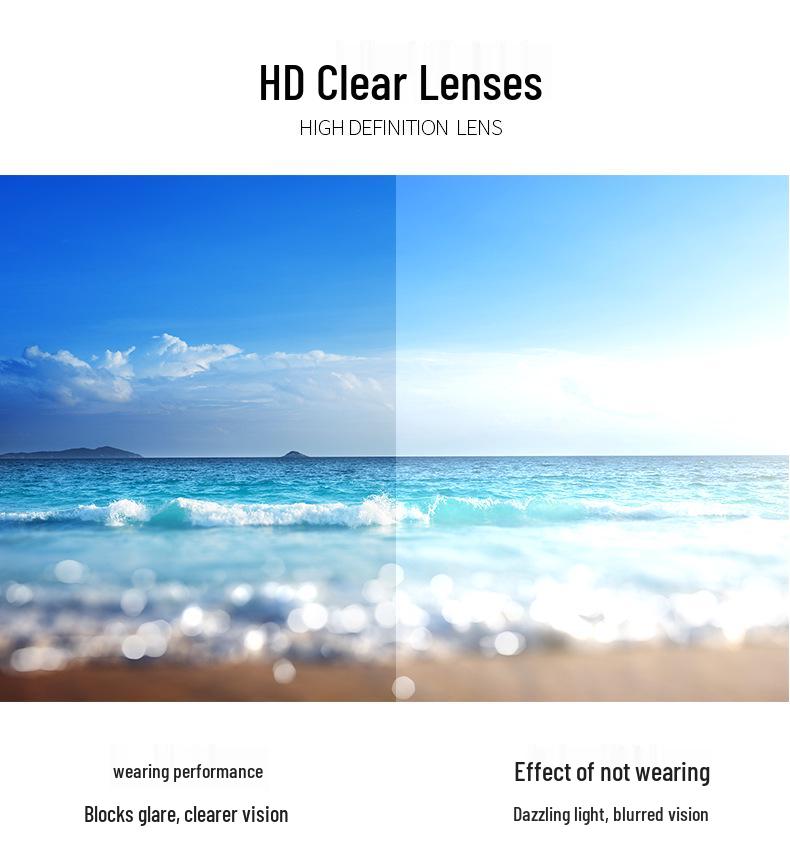 Collapsible High-End Fashion Sunglasses with UV Protection - European & American Style