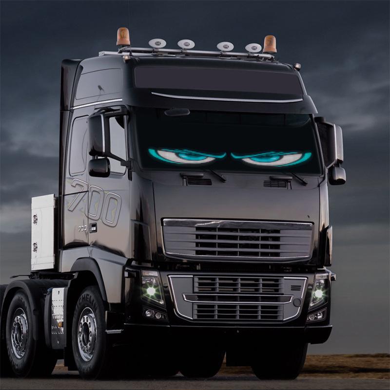 LED Flexible Screen Car Eye Light - Dynamic Internet Celebrity Smart Sticker