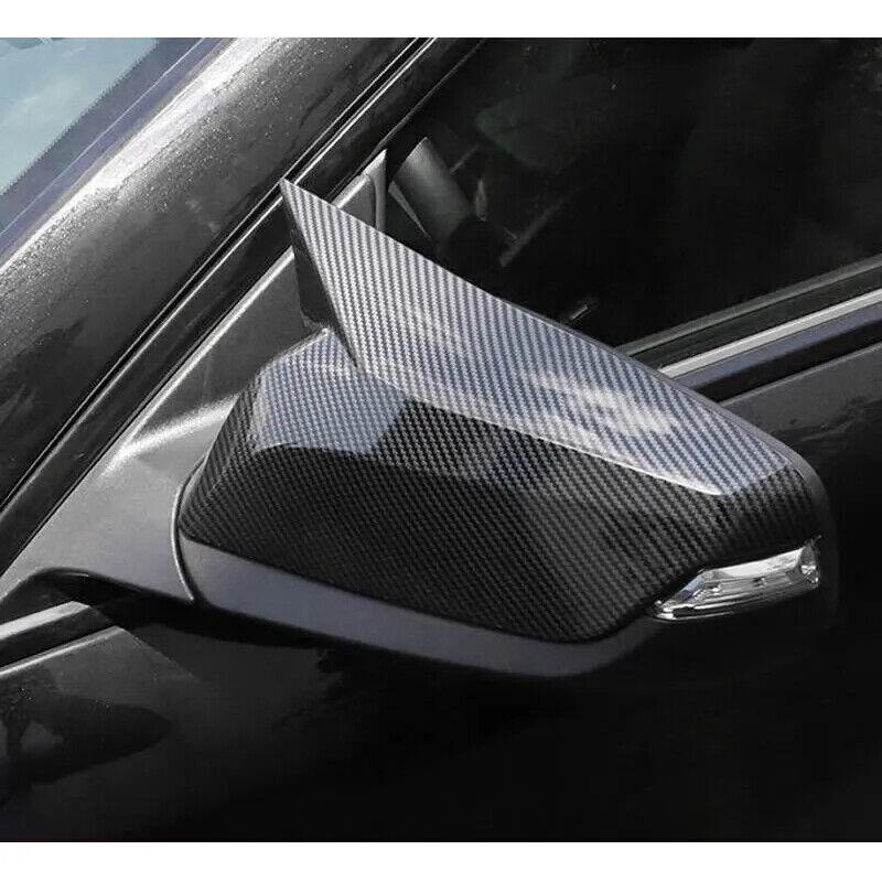 Version For Chevrolet Malibu L LS LT 2016- Car Sticker Rearview Side Mirror Cover Wing Cap Exterior Door Case Trim ABS