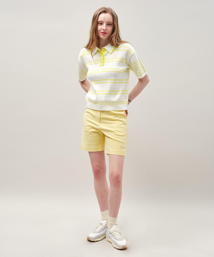 MAYOL Side Slit Pants_Butter Yellow