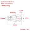 Galvanized Ring Eye Spring Hook Safety Buckle with Lifting Eye and Hook