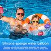 1/6Pcs Water Football Toy Reusable Quick Fill Water Ball Summer Outdoor Beach Swimming Pool Kids Adults Refillable Rugby Water Fight Toy