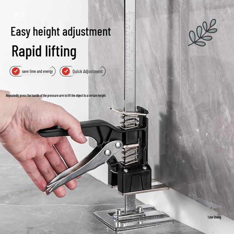 Multifunctional Door & Window Installation Lifter - Anti-Theft, Tile Leveling, Cabinet & Home Tool