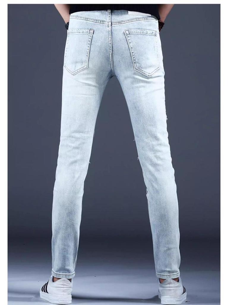 Jeans retrò estivi da ragazzo 2024 larghi affusolati