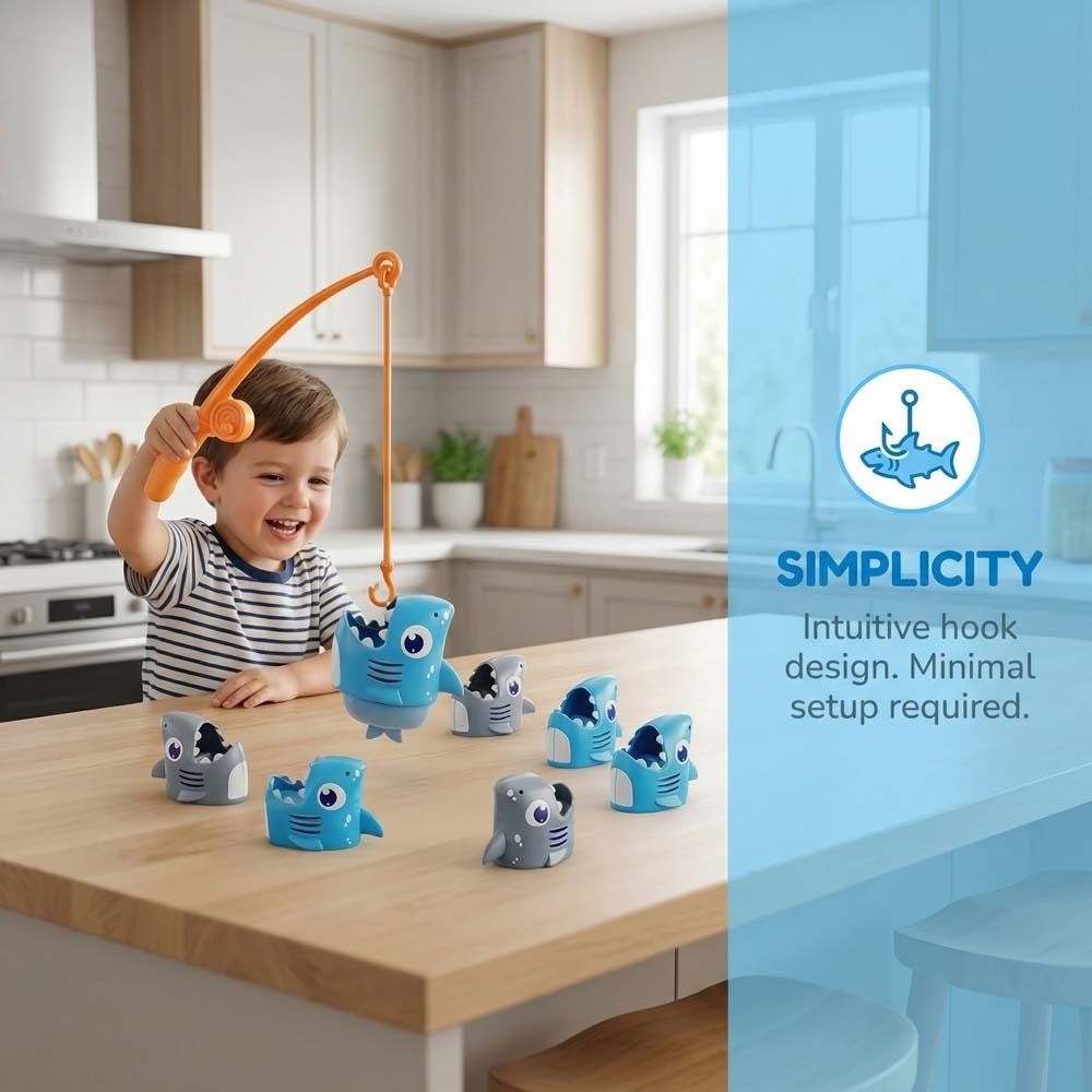 Fishing Rod Electric Fishing Toy Set Fishing Dish Fishing Game Toys Halloween Birthday Gift